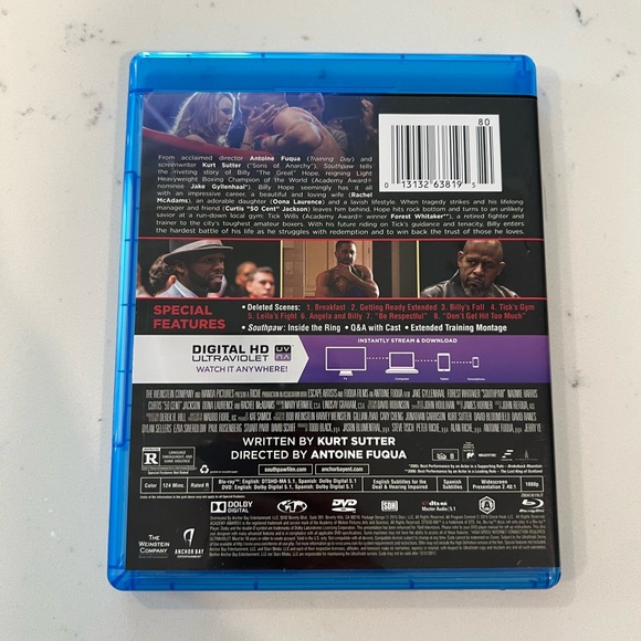 Southpaw BlueRay DVD - Picture 2 of 3